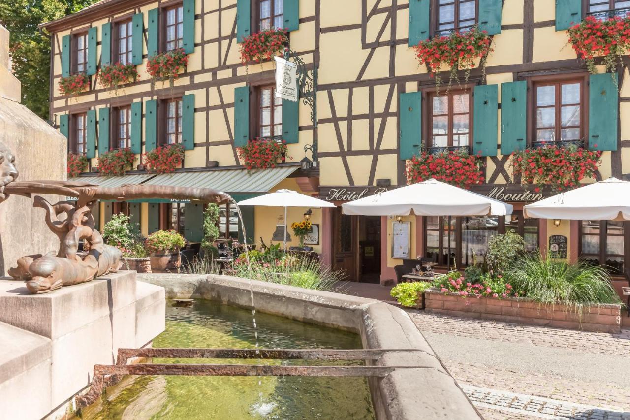 Logis Hotel-Restaurant Du Mouton Рибовиль Экстерьер фото