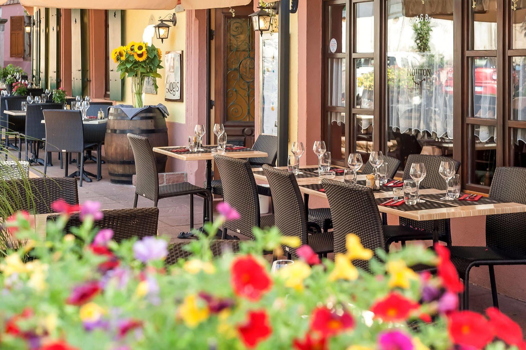Logis Hotel-Restaurant Du Mouton Рибовиль Экстерьер фото